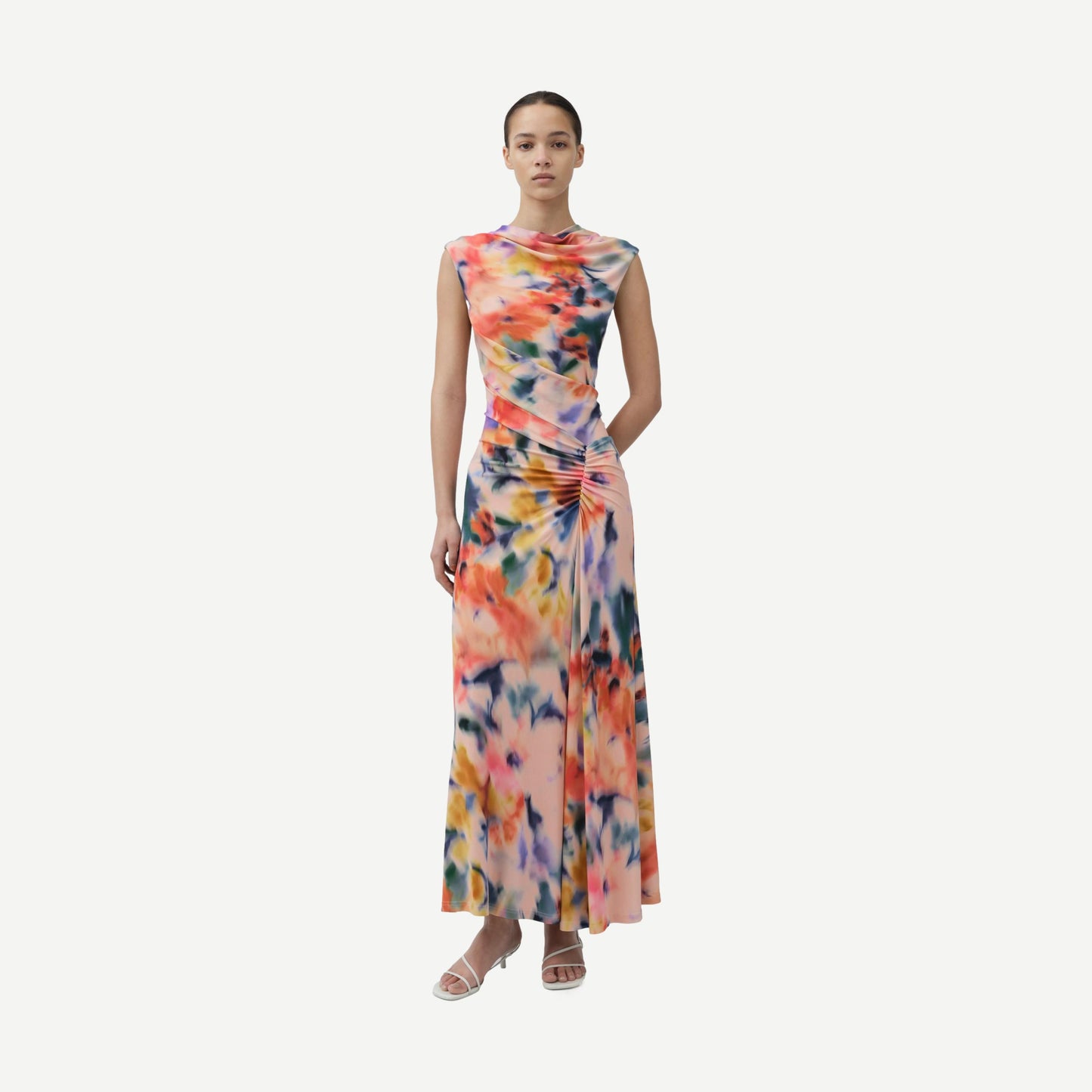 Acacia S/L Midi Dress - Daisy Multi