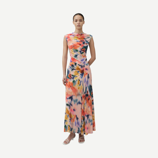 Acacia S/L Midi Dress - Daisy Multi - Galvanic.co