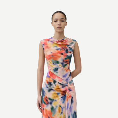 Acacia S/L Midi Dress - Daisy Multi