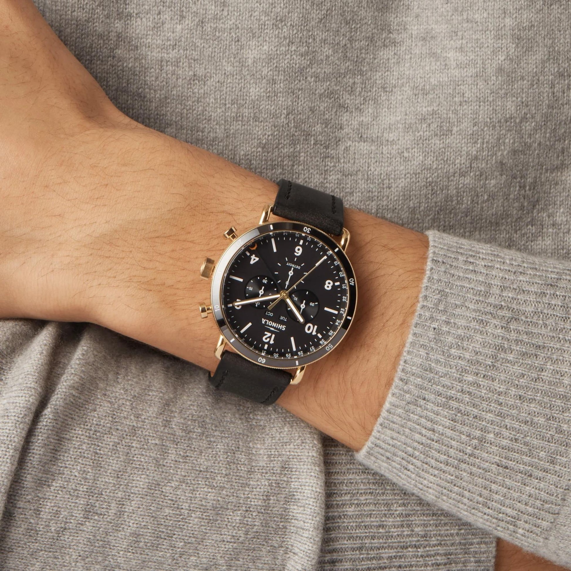 Canfield Sport Chronograph 45mm - Black - Galvanic.co