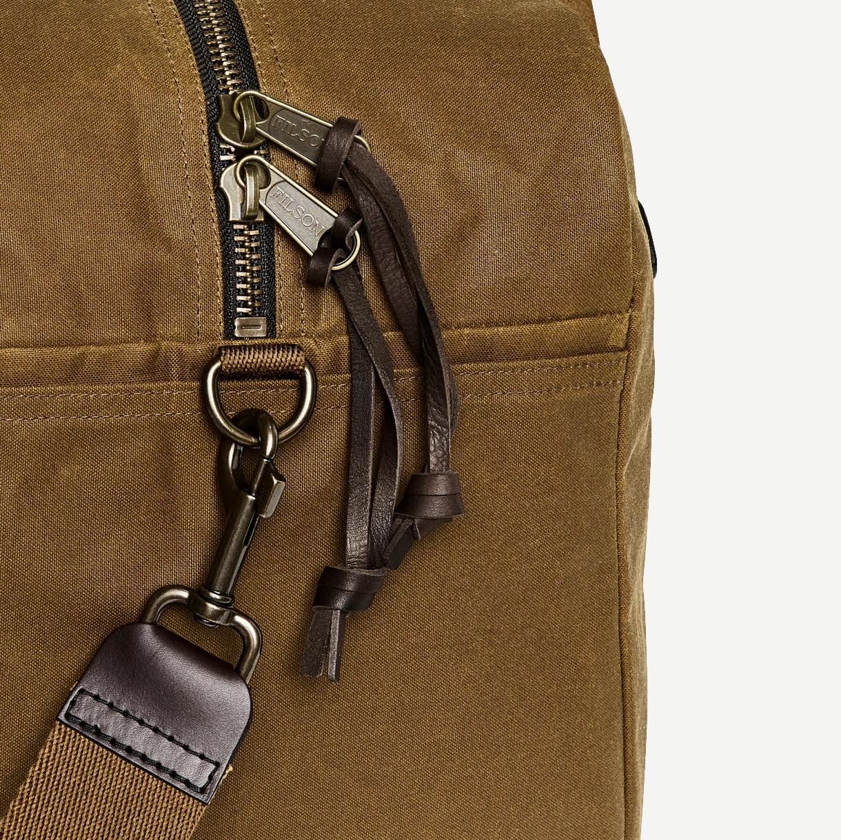 Tin Cloth Medium Duffle Bag - Dark Tan