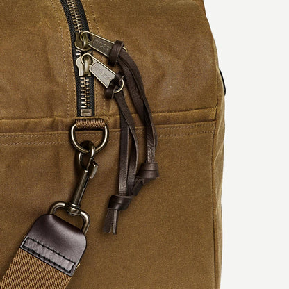 Tin Cloth Medium Duffle Bag - Dark Tan