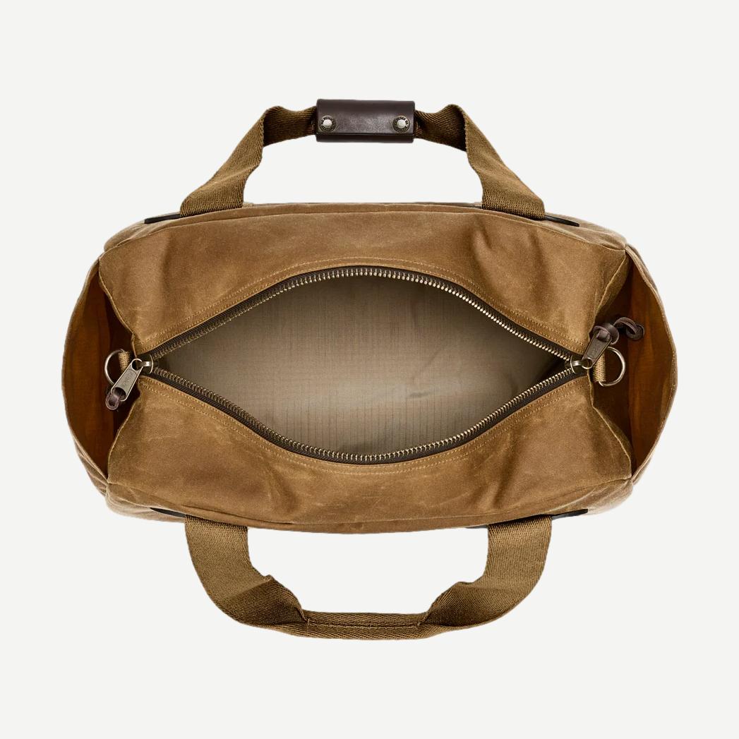 Tin Cloth Small Duffle - Dark Tan