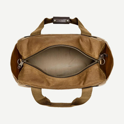 Tin Cloth Small Duffle - Dark Tan