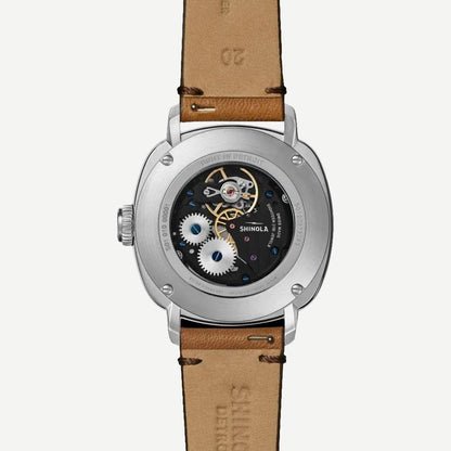 Mechanic 3H 39mm British Tan - Steel Blue