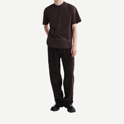 Asha Mock Neck Tee - Forge