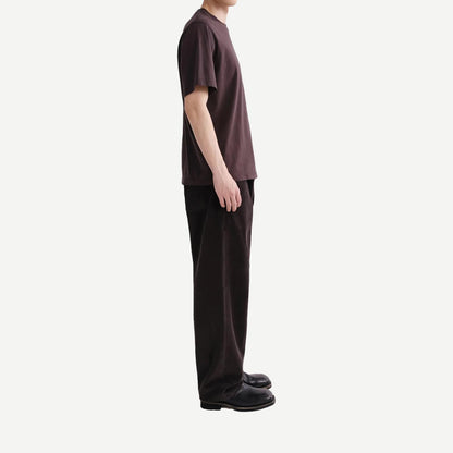 Asha Mock Neck Tee - Forge