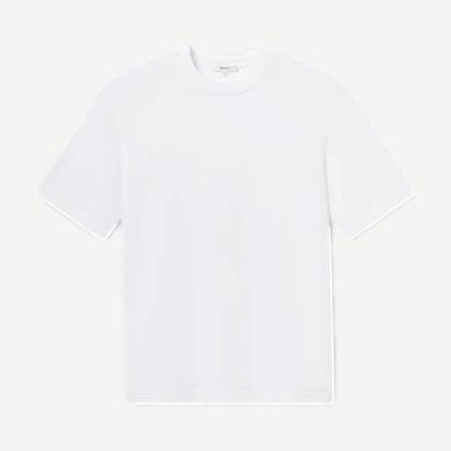Asha Mock Neck Tee - White