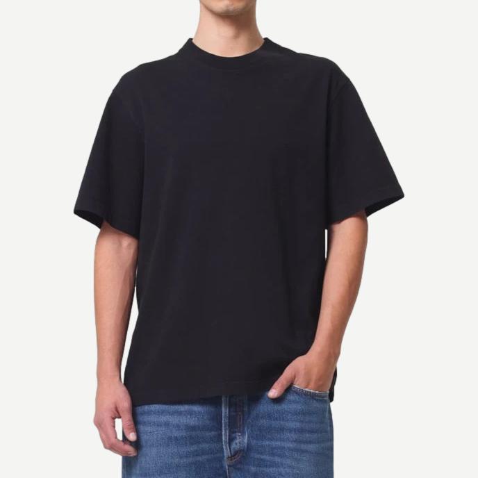 Asha Mock Neck Tee - Black - Galvanic.co