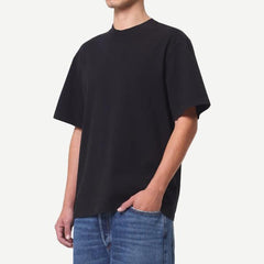 Asha Mock Neck Tee - Black - Galvanic.co