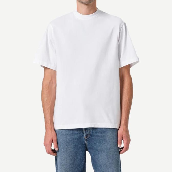 Asha Mock Neck Tee - White