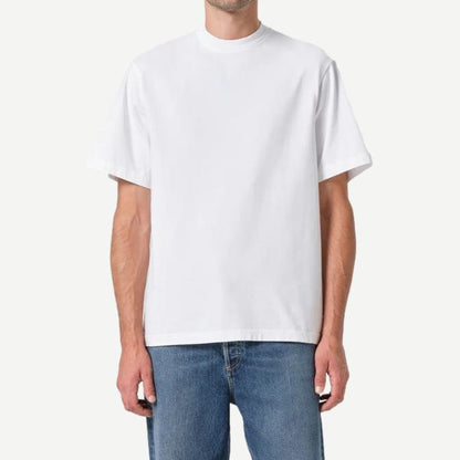 Asha Mock Neck Tee - White