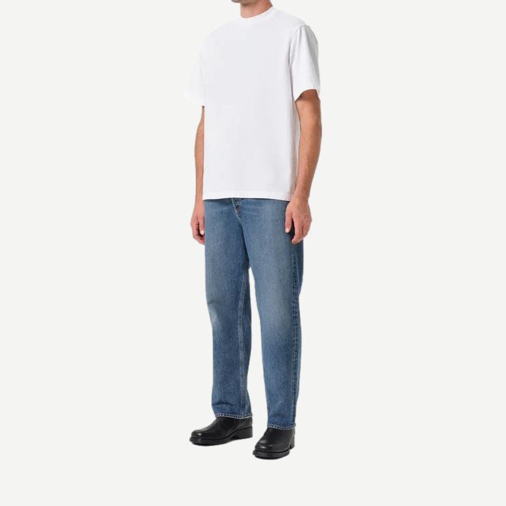 Asha Mock Neck Tee - White