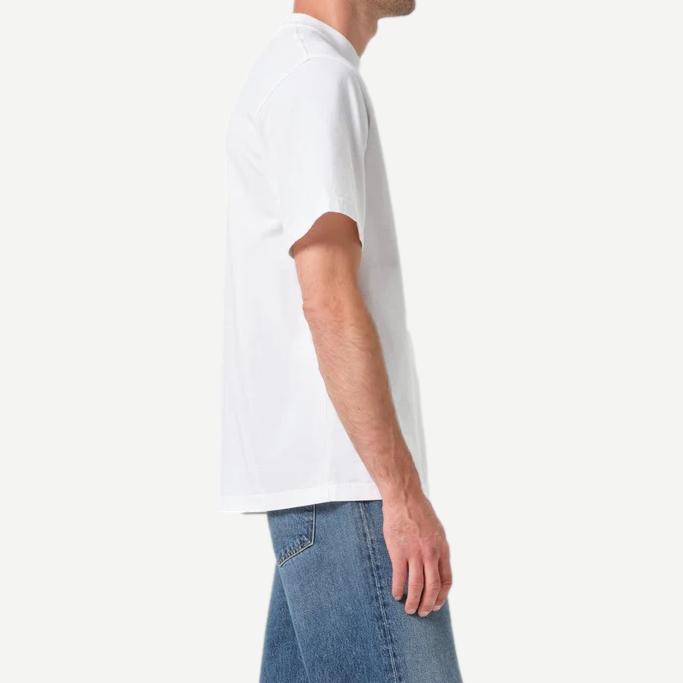 Asha Mock Neck Tee - White