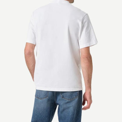 Asha Mock Neck Tee - White