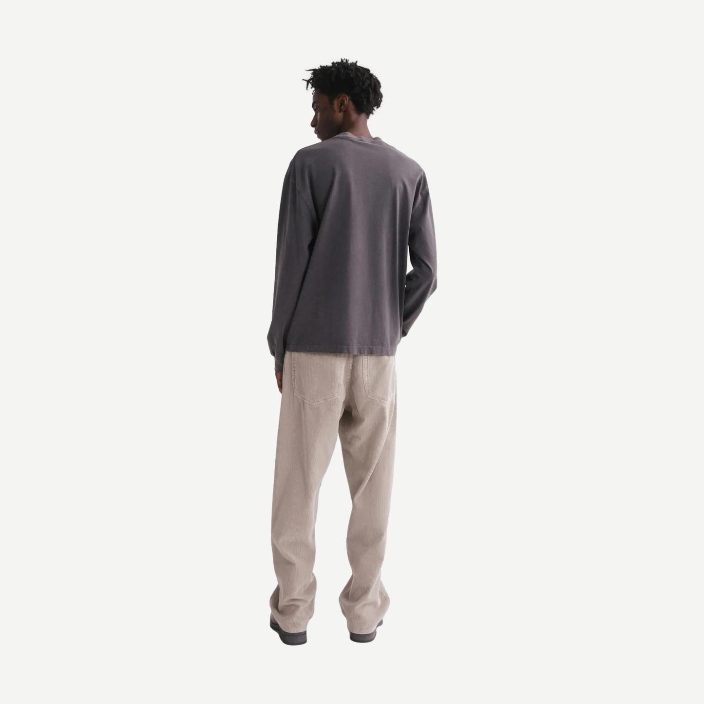 Asha L/S Tee - Washed Grey - Galvanic.co