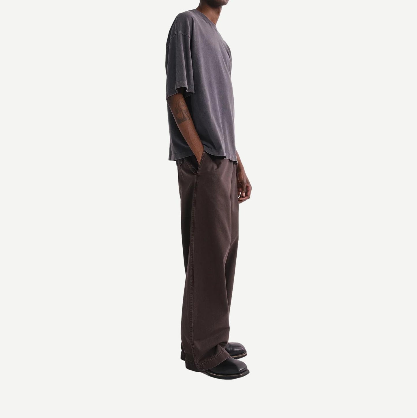 Portman Tee - Washed Grey