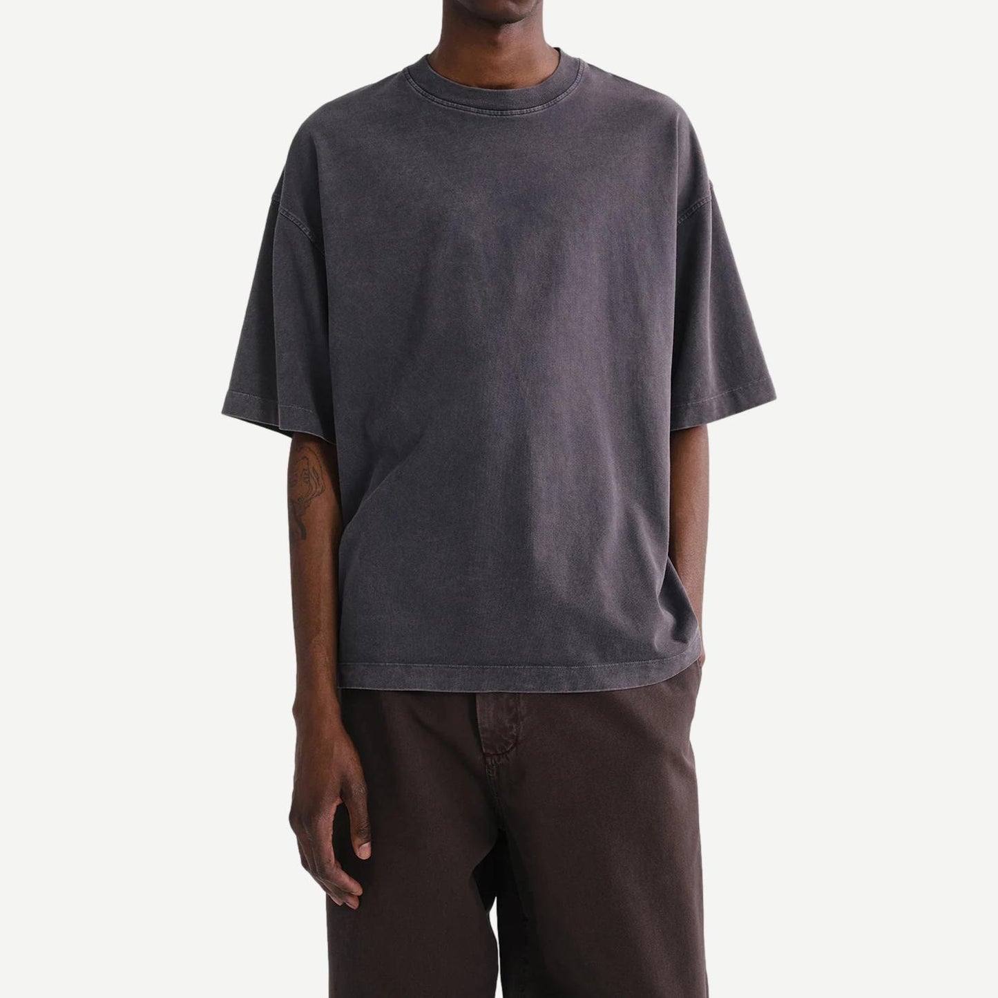 Portman Tee - Washed Grey