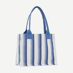 Large Easy Shopper Stripes - Dark Blue - Galvanic.co