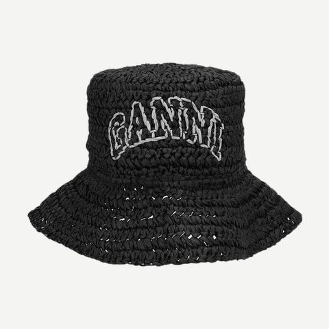 Summer Straw Hat - Black