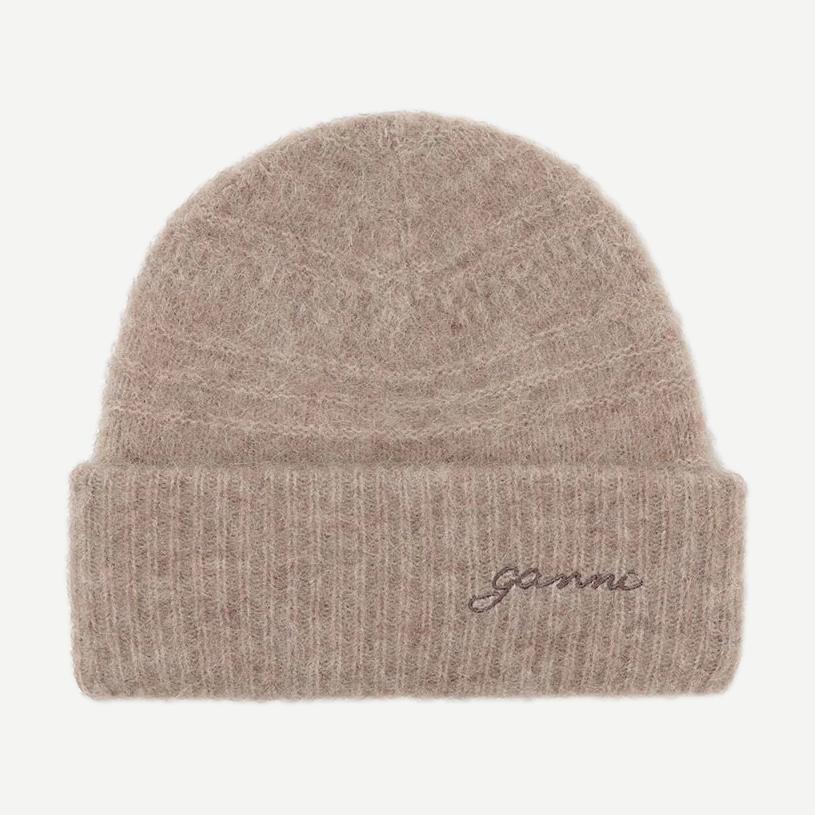 Soft Wool Beanie - Almond Milk - Galvanic.co