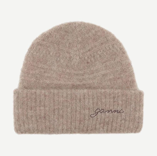 Soft Wool Beanie - Almond Milk - Galvanic.co