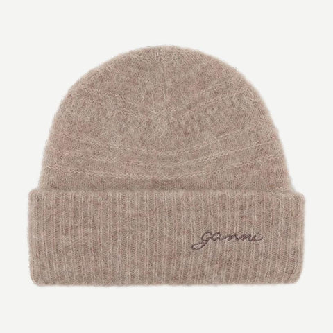 Soft Wool Beanie - Almond Milk - Galvanic.co