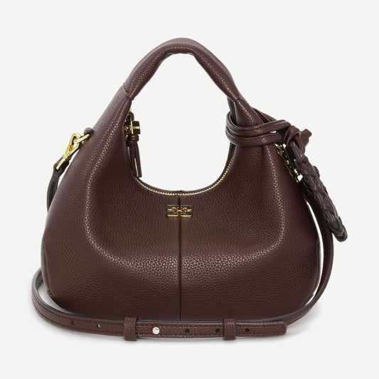 Mini Hobo Grained - Chicory Coffee
