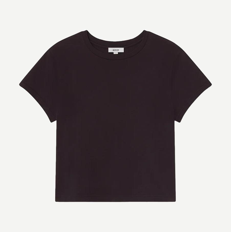 Adine Shrunken Tee - Eggplant