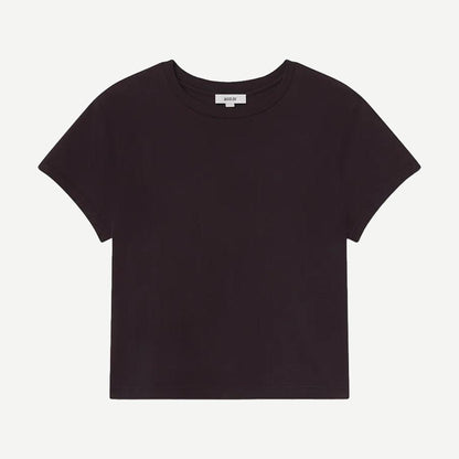 Adine Shrunken Tee - Eggplant