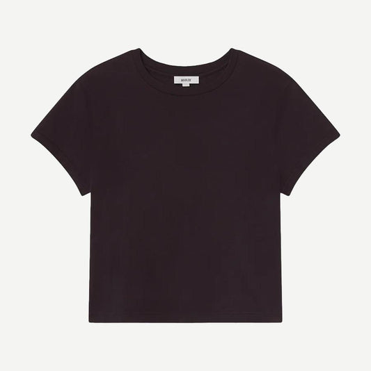 Adine Shrunken Tee - Eggplant - Galvanic.co