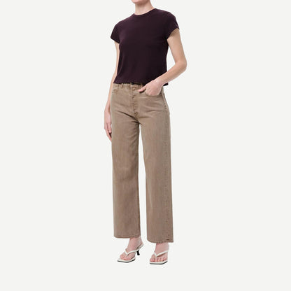 Adine Shrunken Tee - Eggplant