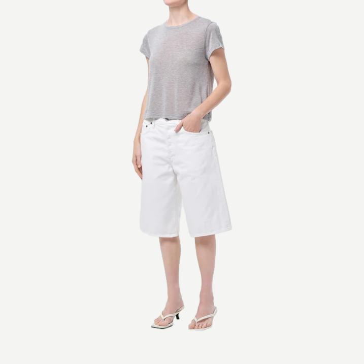 Adine Shrunken Tee - Grey Heather - Galvanic.co