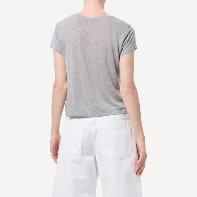 Adine Shrunken Tee - Grey Heather - Galvanic.co