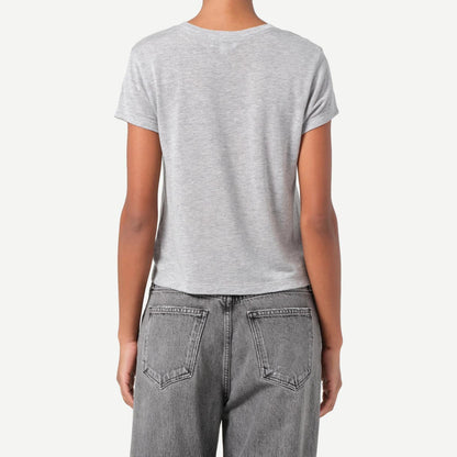 Adine Shrunken Tee - Grey Heather - Galvanic.co