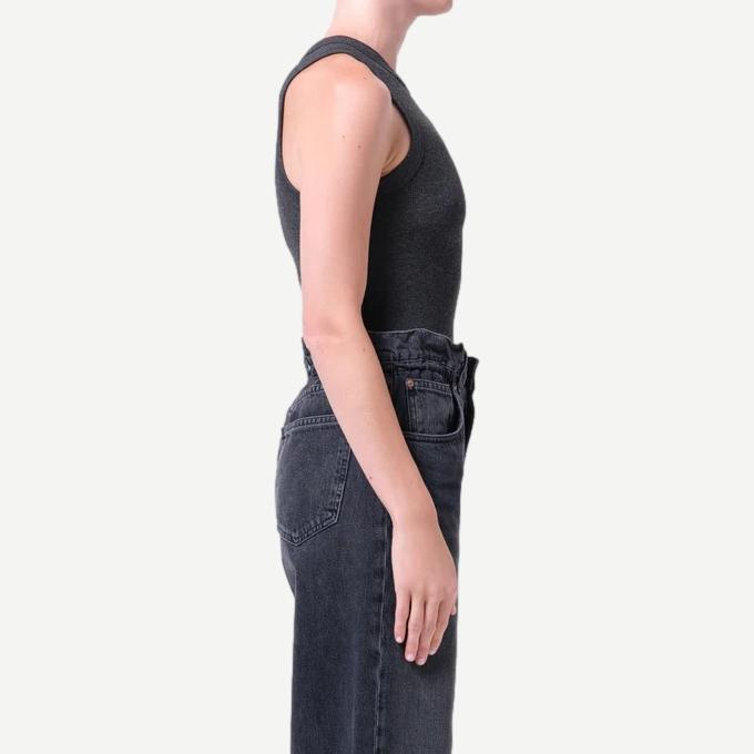 Leigh Tank - Charcoal Heather