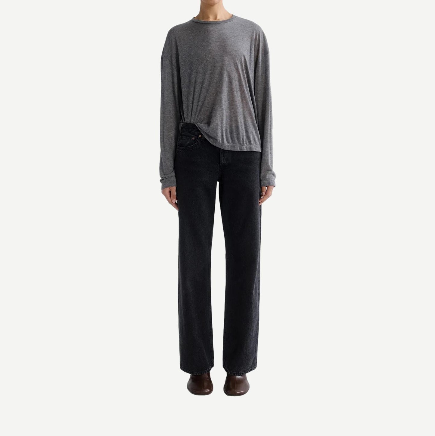 Sasha Tee - Grey Heather