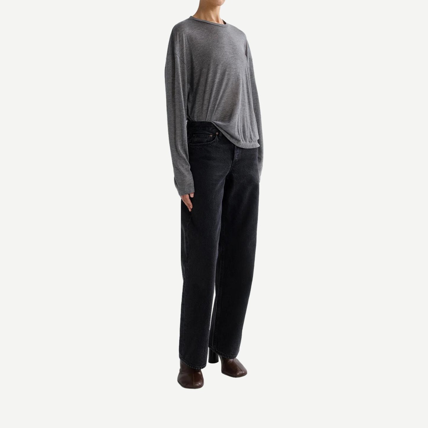 Sasha Tee - Grey Heather