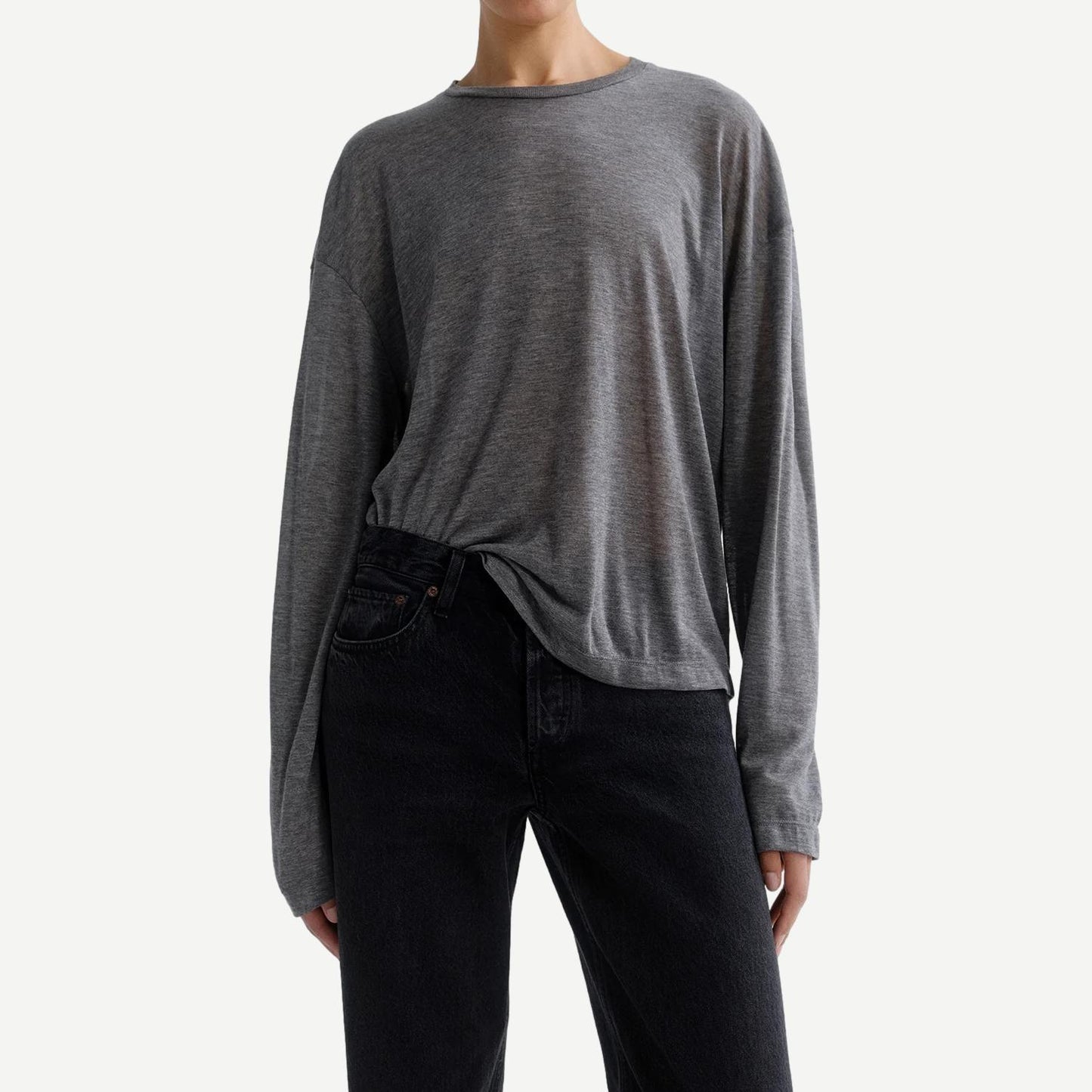 Sasha Tee - Grey Heather
