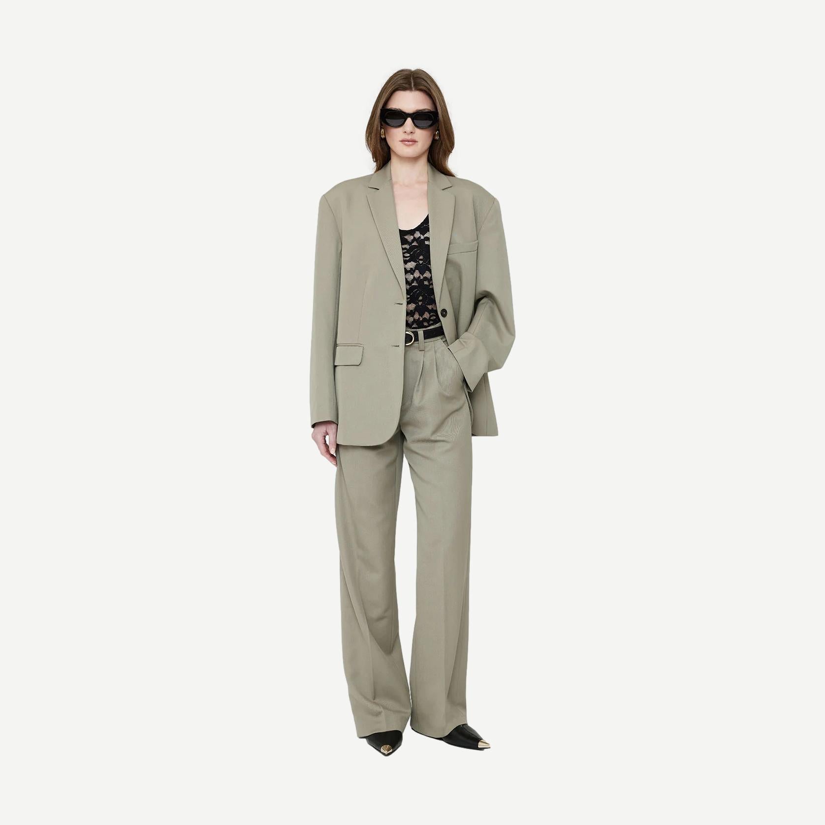 Carrie Pant - Green Khaki - Galvanic.co