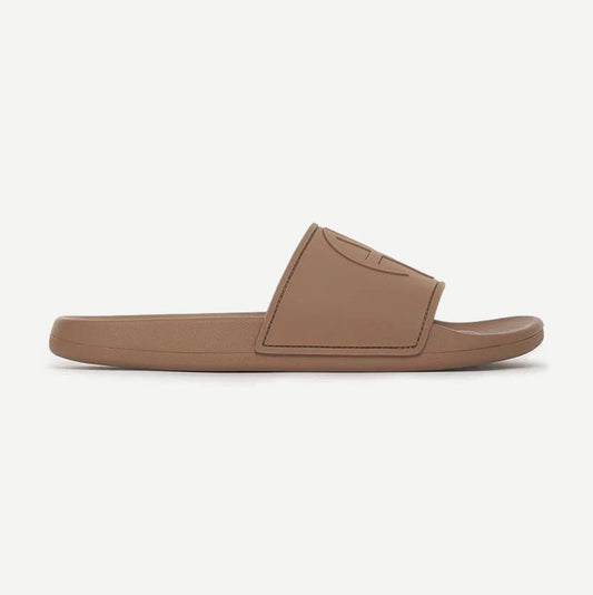 Isla Slides - Camel Monogram