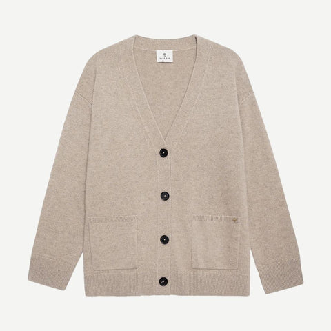 Jackson Cardigan - Brown Cashmere - Galvanic.co