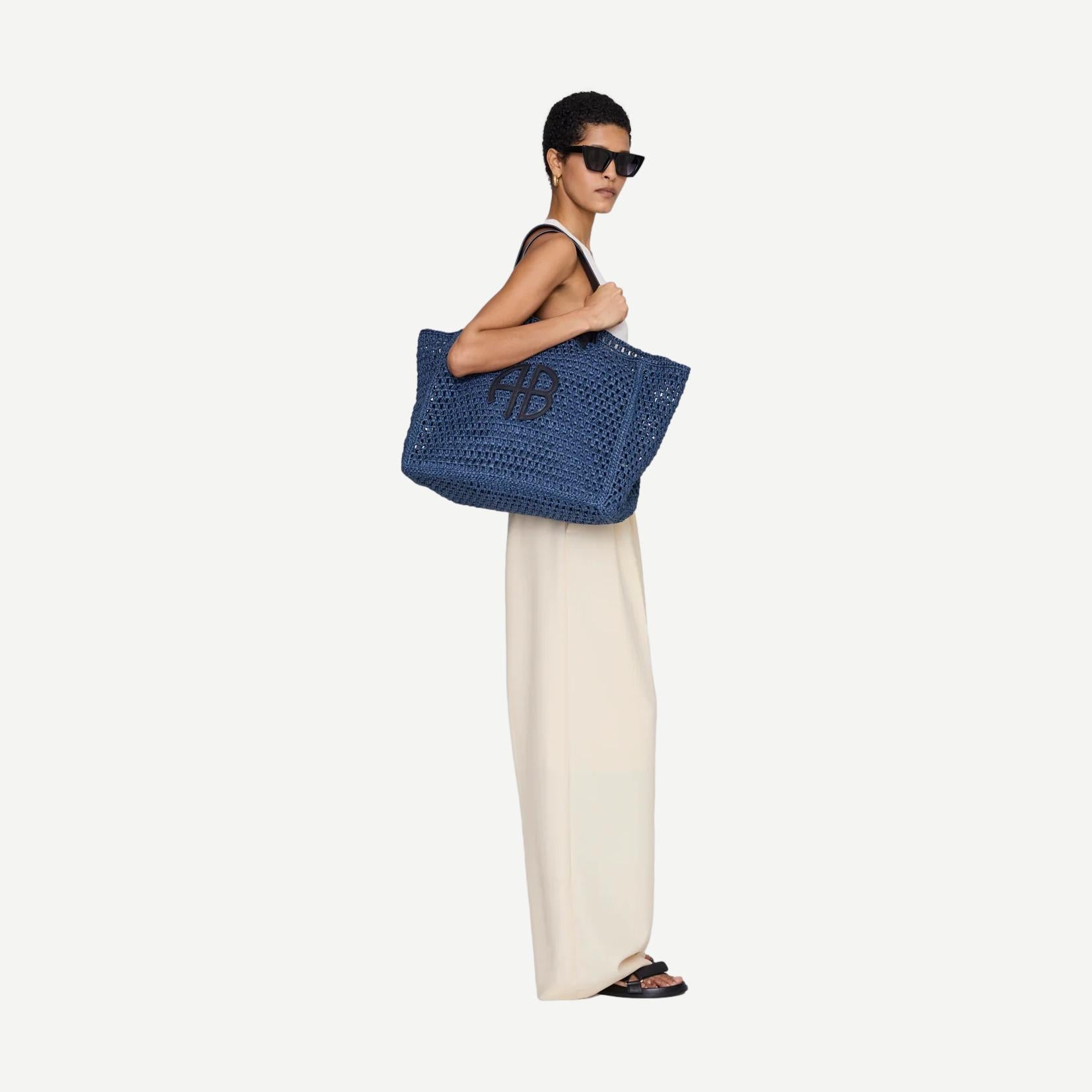 Large Rio Tote - Marine Blue - Galvanic.co
