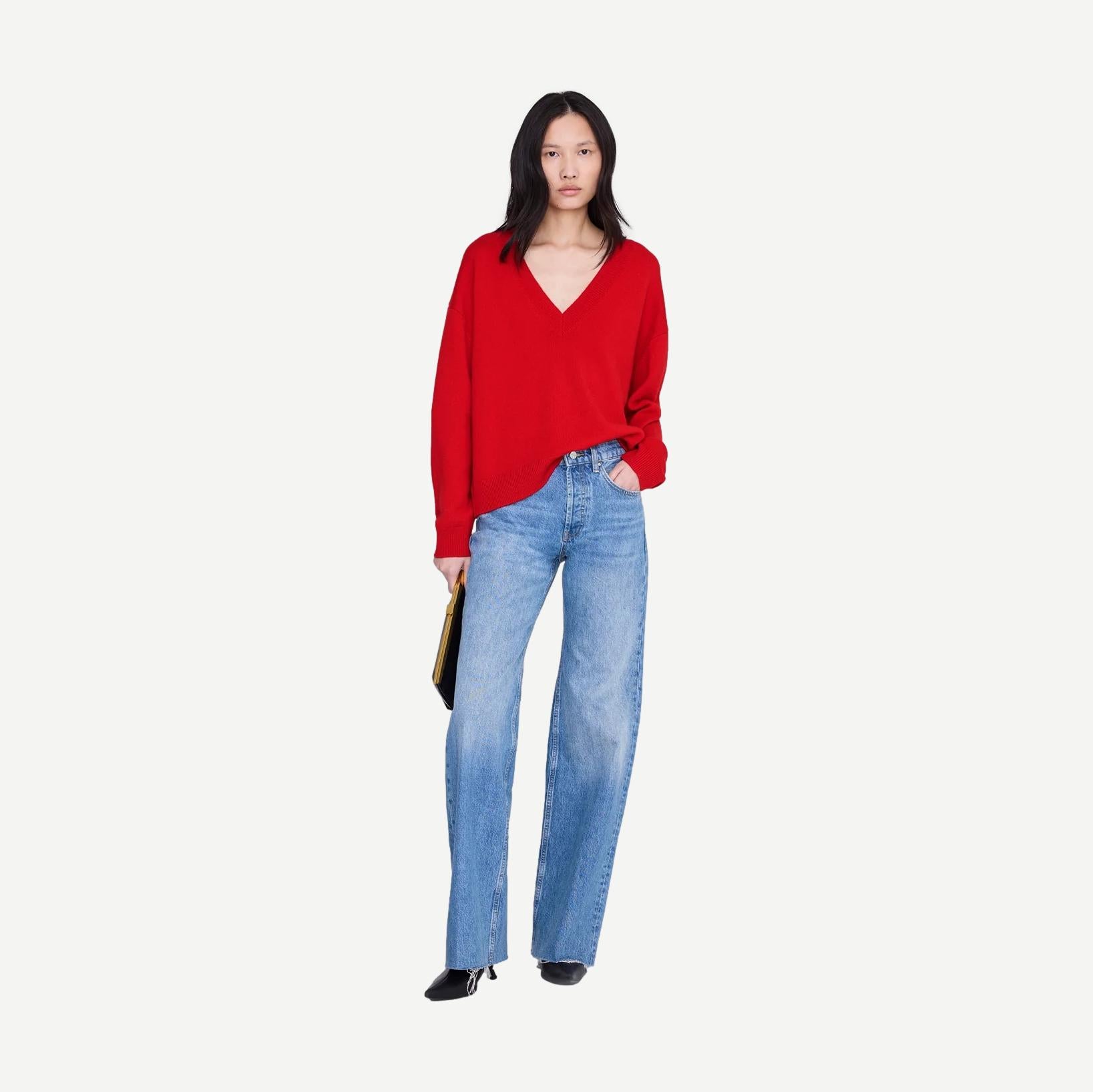 Lee Sweater - Tango Red - Galvanic.co