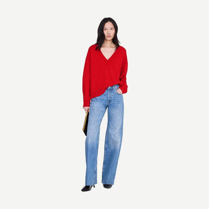 Lee Sweater - Tango Red - Galvanic.co