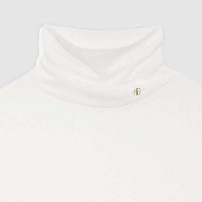 Lia Top Off White Cashmere Blend - White - Galvanic.co