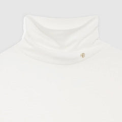 Lia Top Off White Cashmere Blend - White - Galvanic.co