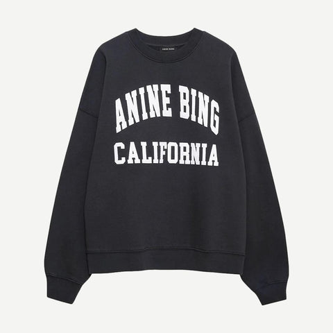 Miles Sweatshirt Anine Bing - Vintage Black - Galvanic.co