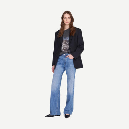 Miles Sweatshirt Leo Muse- Washed Black - Galvanic.co