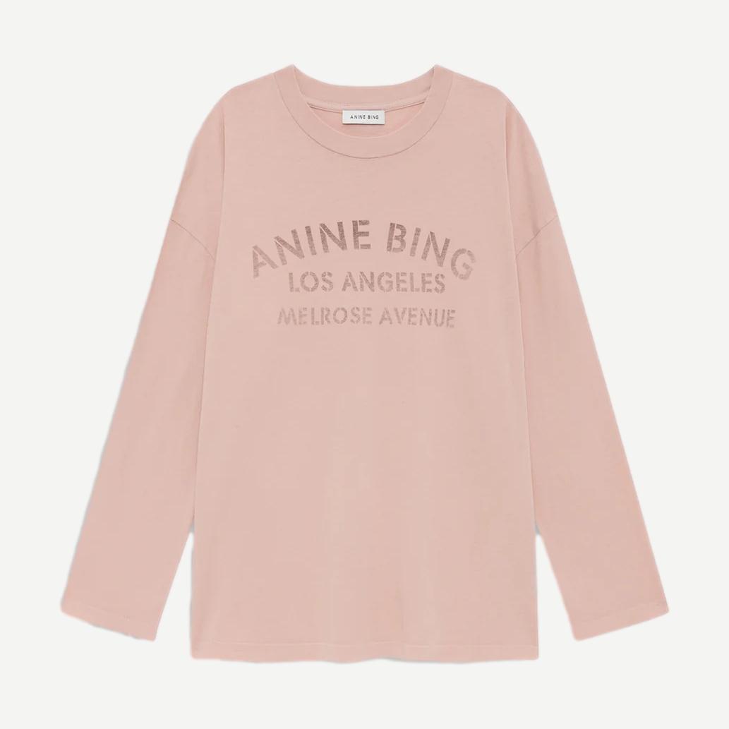 Ivan L/S Melrose Stencil - Washed Blush
